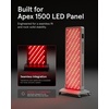 image:imageiRESTORE Motorized Red Light Therapy Stand for Apex 1500 and Apex 2160 Light Therapy Panel Base 3163 in 132 lbs Capacity Holds 4 Panels Full Body Red Light Therapy at Home WhiteFloor