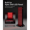image:imageiRESTORE Motorized Red Light Therapy Stand for Apex 1500 and Apex 2160 Light Therapy Panel Base 3163 in 132 lbs Capacity Holds 4 Panels Full Body Red Light Therapy at Home BlackFloor
