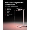 image:imageiRESTORE Motorized Red Light Therapy Stand for Apex 1500 and Apex 2160 Light Therapy Panel Base 3163 in 132 lbs Capacity Holds 4 Panels Full Body Red Light Therapy at Home WhiteUniversal
