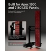 image:imageiRESTORE Motorized Red Light Therapy Stand for Apex 1500 and Apex 2160 Light Therapy Panel Base 3163 in 132 lbs Capacity Holds 4 Panels Full Body Red Light Therapy at Home BlackMotorized