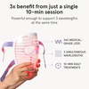image:imageiRestore Face Mask Pro 8Wavelength Red Light Therapy for Face 800 DiodesFace Mask