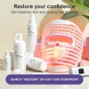 image:imageiRestore Face Mask Pro 8Wavelength Red Light Therapy for Face 800 DiodesFace Mask