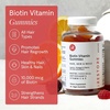 image:imageiRestore Hair Gummy Vitamins Vegan Biotin Gummies for Hair Skin and Nails Hair Growth Gummies for Women amp Men Biotin 10000mcg 3PK1