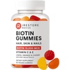 image:imageiRestore Hair Gummy Vitamins Vegan Biotin Gummies for Hair Skin and Nails Hair Growth Gummies for Women amp Men Biotin 10000mcg 3PK1