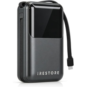 image:imageIRestore Battery Pack for iRESTORE LED Sculpt Belt Black with Red Trim Rechargeable Mobile Use