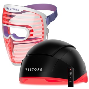 image:imageiRestore Beauty amp Hair Renewal Duo  LED Face Mask amp Elite Hair Device