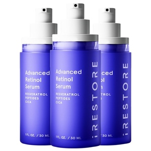 image:imageiRestore Retinol Serum for Face  1 Retinol with Peptides amp Hyaluronic Acid  Anti Aging Night Serum for Sensitive Skin  Fragrance Free Reduces Fine Lines Wrinkles Pack of 1Pack of 3
